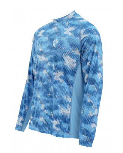 Simms Solarflex LS Crewneck - Print Simms Solarflex LS Crewneck - Print